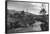 Pool in Pleasure Park-Ansel Adams-Framed Stretched Canvas