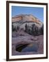 Pool in Slick Rock at Dawn, Zion National Park, Utah, United States of America, North America-James Hager-Framed Photographic Print