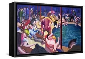 Pool of Bethesda, 2000-Dinah Roe Kendall-Framed Stretched Canvas