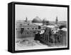 Pool of Hezekiah, Church of the Holy Sepulchre, and Hospice of the Knights of St. John-null-Framed Stretched Canvas