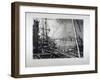 Pool of London from Rotherhithe, with Ships in the Foreground, C1890-Edwin Edwards-Framed Giclee Print