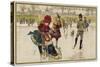 Pool of the Jardin Du Luxembourg, Paris-null-Stretched Canvas