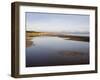 Pool on Sandy Llanddwyn Conservation Beach, Newborough, Anglesey, North Wales, UK-Pearl Bucknall-Framed Photographic Print