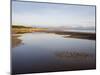 Pool on Sandy Llanddwyn Conservation Beach, Newborough, Anglesey, North Wales, UK-Pearl Bucknall-Mounted Photographic Print