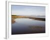 Pool on Sandy Llanddwyn Conservation Beach, Newborough, Anglesey, North Wales, UK-Pearl Bucknall-Framed Photographic Print