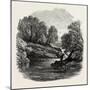 Pool on the Llugwy, North Wales, UK, 19th Century-null-Mounted Giclee Print