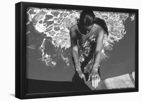 Pool Party-Sebastian Black-Framed Poster