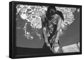 Pool Party-Sebastian Black-Framed Poster