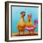 Pool Party-Lucia Heffernan-Framed Art Print