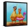 Pool Party-Lucia Heffernan-Framed Stretched Canvas