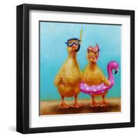 Pool Party-Lucia Heffernan-Framed Art Print