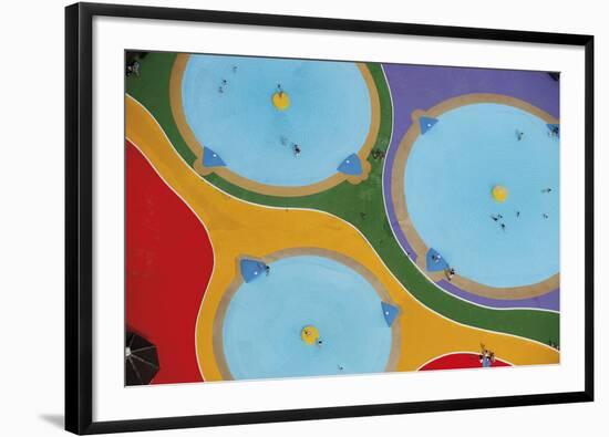 Pool Puzzle-Jason Hawkes-Framed Giclee Print