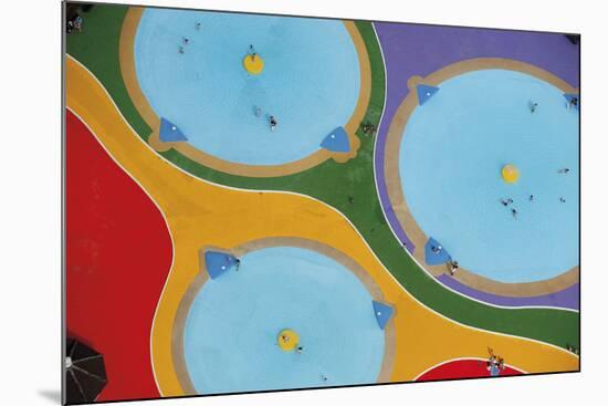 Pool Puzzle-Jason Hawkes-Mounted Giclee Print
