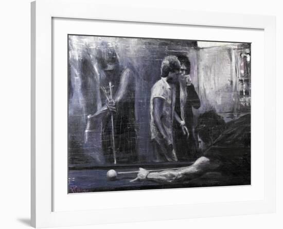 Pool Room-Paolo Ottone-Framed Art Print