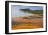 Pool Runoff of Orange Bacteria and Algae (Therophiles)-Richard Maschmeyer-Framed Photographic Print