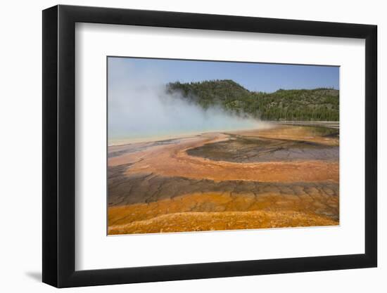 Pool Runoff of Orange Bacteria and Algae (Therophiles)-Richard Maschmeyer-Framed Photographic Print