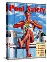 Pool Safety-Kate Ward Thacker-Stretched Canvas