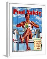 Pool Safety-Kate Ward Thacker-Framed Giclee Print