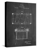 Pool Table Patent-Cole Borders-Stretched Canvas