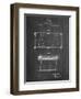 Pool Table Patent-Cole Borders-Framed Art Print