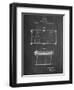 Pool Table Patent-Cole Borders-Framed Art Print