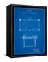 Pool Table Patent-Cole Borders-Framed Stretched Canvas