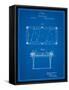 Pool Table Patent-Cole Borders-Framed Stretched Canvas