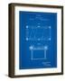 Pool Table Patent-Cole Borders-Framed Art Print