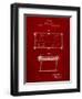 Pool Table Patent-Cole Borders-Framed Art Print