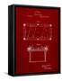 Pool Table Patent-Cole Borders-Framed Stretched Canvas