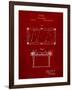 Pool Table Patent-Cole Borders-Framed Art Print