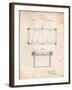 Pool Table Patent-Cole Borders-Framed Art Print