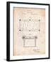 Pool Table Patent-Cole Borders-Framed Art Print