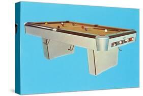 Pool Table, Retro-null-Stretched Canvas