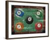 Pool Table-Jace Grey-Framed Art Print