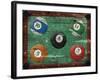 Pool Table-Jace Grey-Framed Art Print