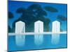 Pool Tents-Lincoln Seligman-Mounted Giclee Print
