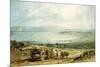 Poole, Dorset with Corfe Castle in the Distance-J. M. W. Turner-Mounted Giclee Print