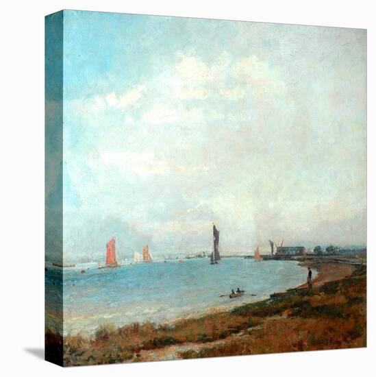 Poole Harbour, C.1900-08-John William Buxton Knight-Stretched Canvas