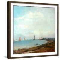 Poole Harbour, C.1900-08-John William Buxton Knight-Framed Giclee Print