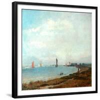 Poole Harbour, C.1900-08-John William Buxton Knight-Framed Giclee Print