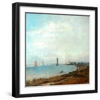 Poole Harbour, C.1900-08-John William Buxton Knight-Framed Giclee Print