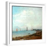 Poole Harbour, C.1900-08-John William Buxton Knight-Framed Giclee Print