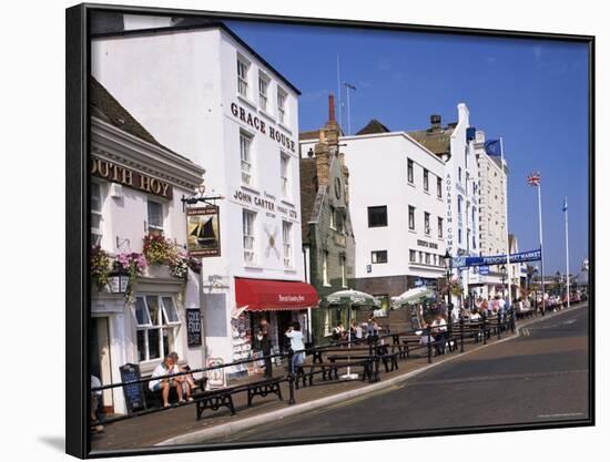 Poole Quay, Poole, Dorset, England, United Kingdom-Adina Tovy-Framed Photographic Print
