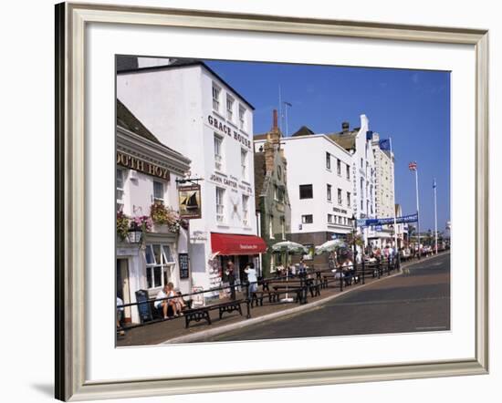 Poole Quay, Poole, Dorset, England, United Kingdom-Adina Tovy-Framed Photographic Print