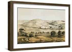 Pools of Solomon with Distant View of Bethlehem-English-Framed Giclee Print