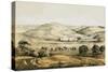 Pools of Solomon with Distant View of Bethlehem-English-Stretched Canvas