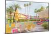 Poolside at the Saguaro Hotel - Palm Springs-Tom Windeknecht-Mounted Photographic Print