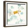 Poolside Party - Laze-Aurora Bell-Framed Giclee Print