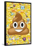 Poop Emoticon & Friends-null-Framed Poster